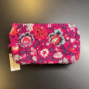 Vera Bradley Bloom Berry Large Cosmetic Bag NWT